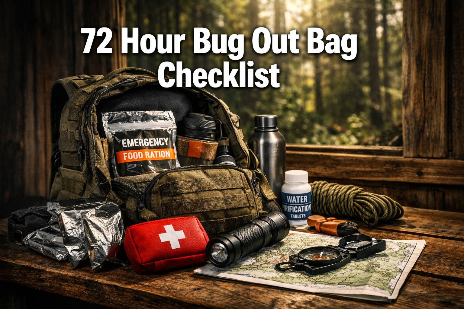 72 Hour Bug Out Bag Checklist: Complete Prepper Guide 2026