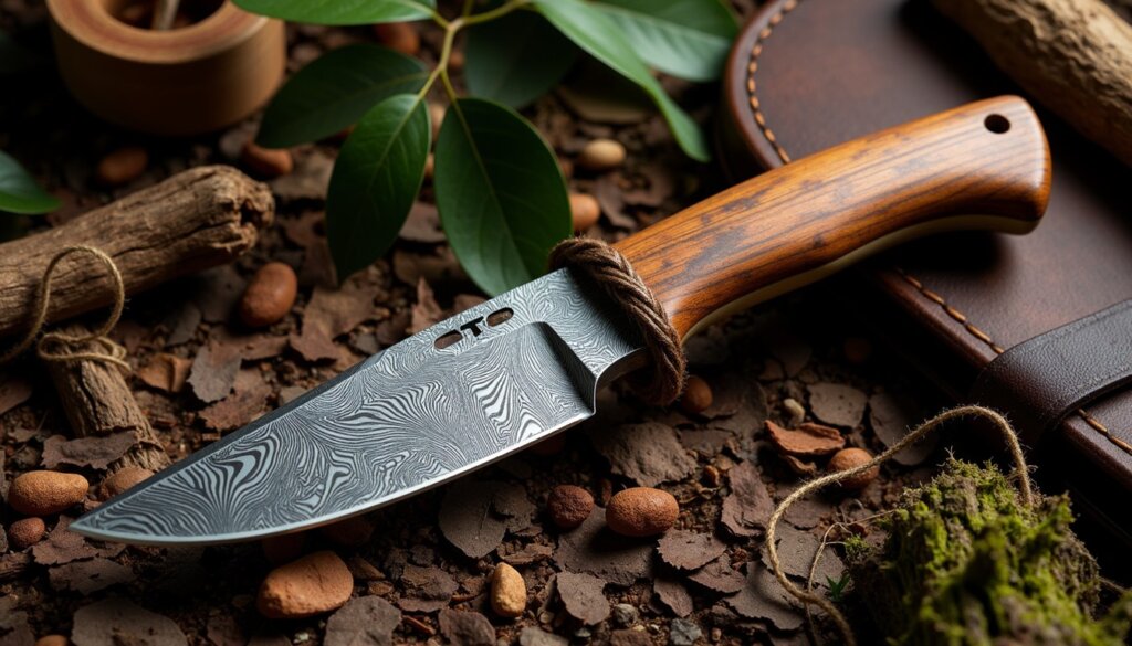 Damascus-Bushcraft-Knife