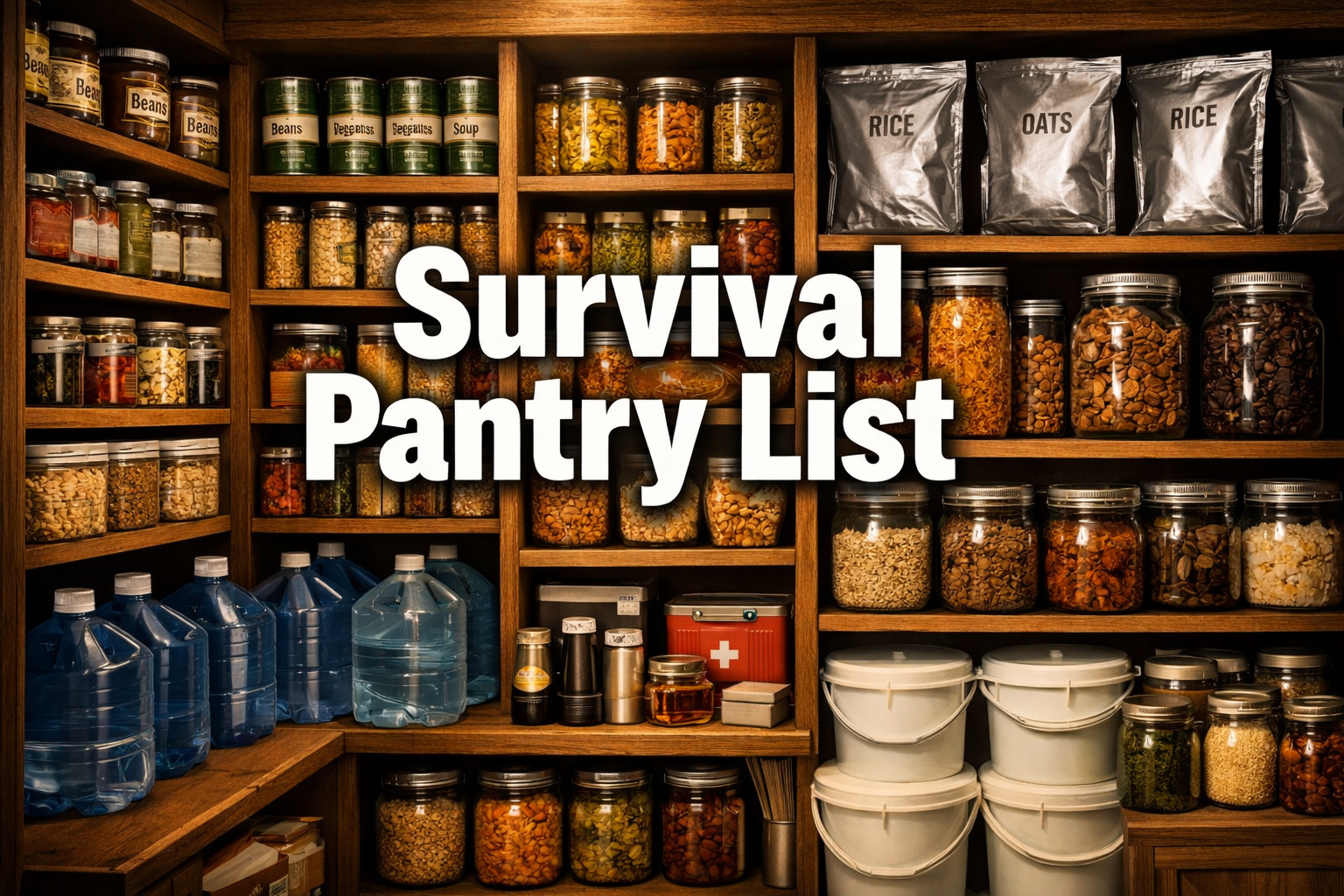 The Ultimate Survival Pantry List: What to Stock, How Much, and Why It Matters