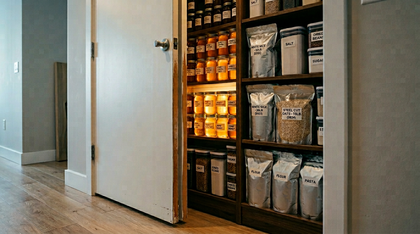 Ultimate Guide to Apartment Food Storage: How to Build a 6-Month Supply in Small Spaces Without Anyone Knowing