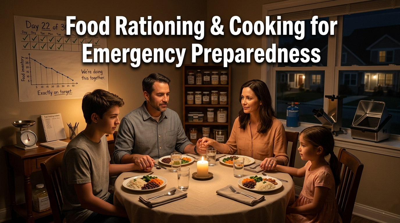 Complete guide to emergency food rationing and cooking