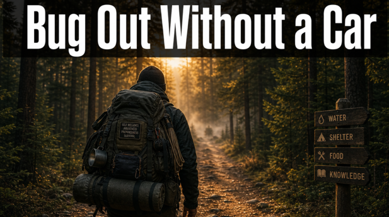 How to Bug Out Without a Car Plan: The Complete On-Foot Evacuation Guide