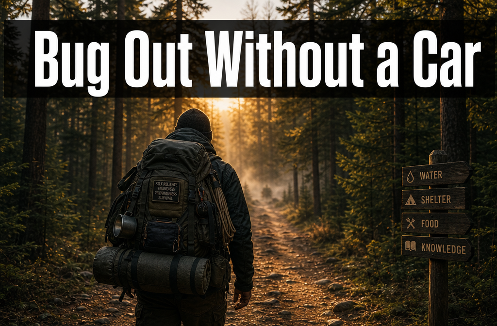 How to Bug Out Without a Car Plan: The Complete On-Foot Evacuation Guide