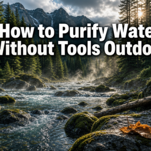 How to Purify Water Without Tools Outdoors: The Complete Survival Guide
