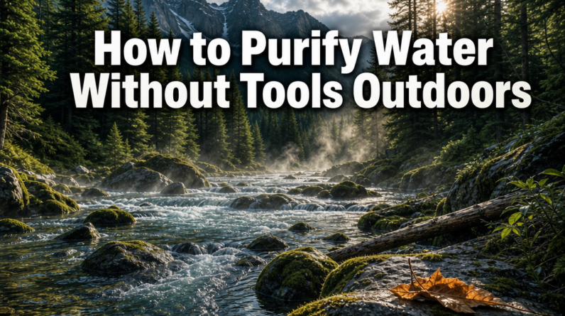 How to Purify Water Without Tools Outdoors: The Complete Survival Guide