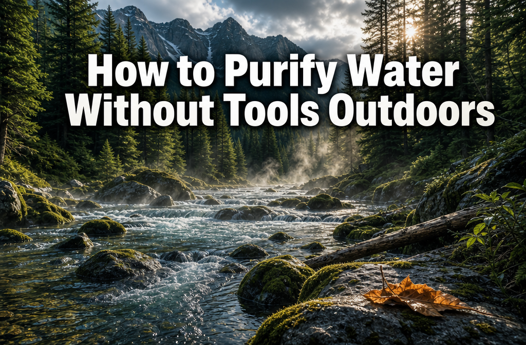 How to Purify Water Without Tools Outdoors: The Complete Survival Guide