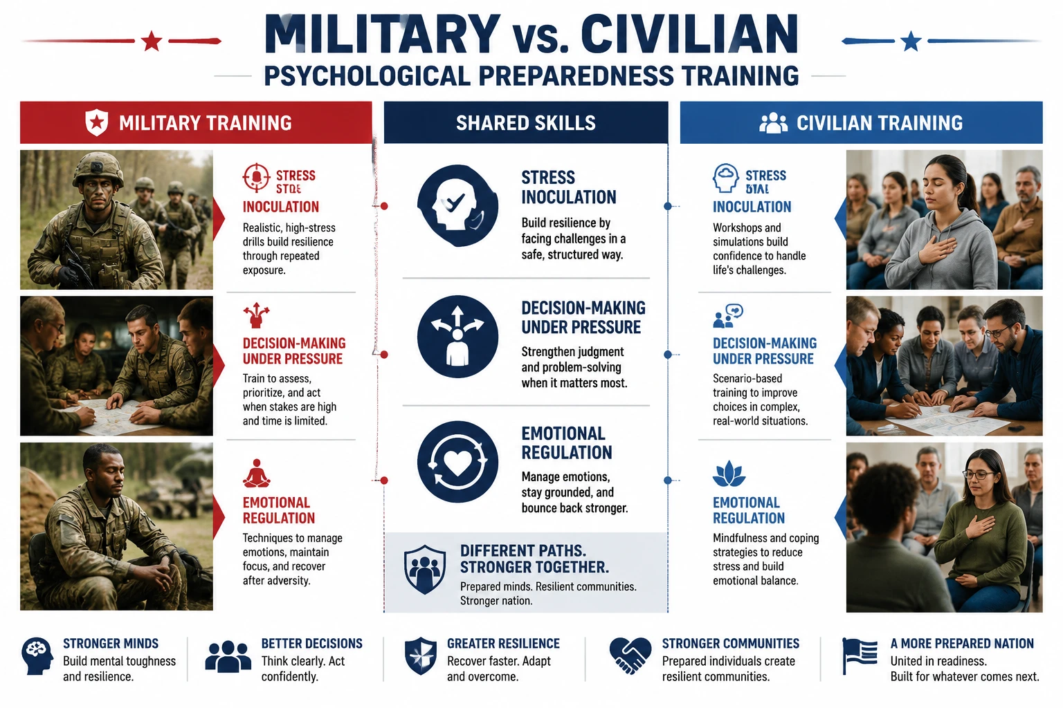 Is Psychological Preparedness Different for Military vs. Civilians?