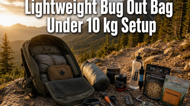 Lightweight Bug Out Bag Under 10 kg Setup: The Complete 2026 Guide