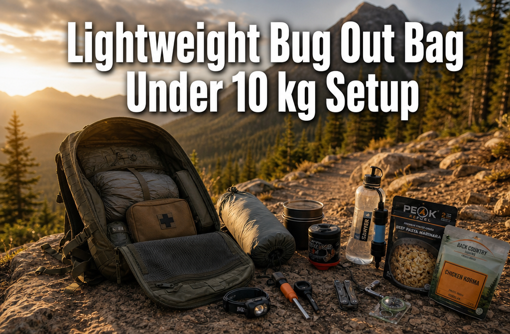 How to Build a Lightweight Bug Out Bag Under 10 kg: The Complete 2026 Setup Guide