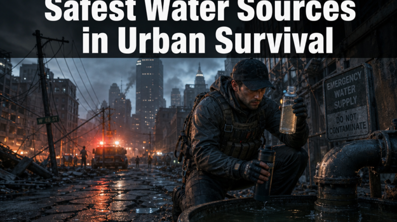 Safest Water Sources in Urban Survival Scenarios: The Complete 2026 Guide