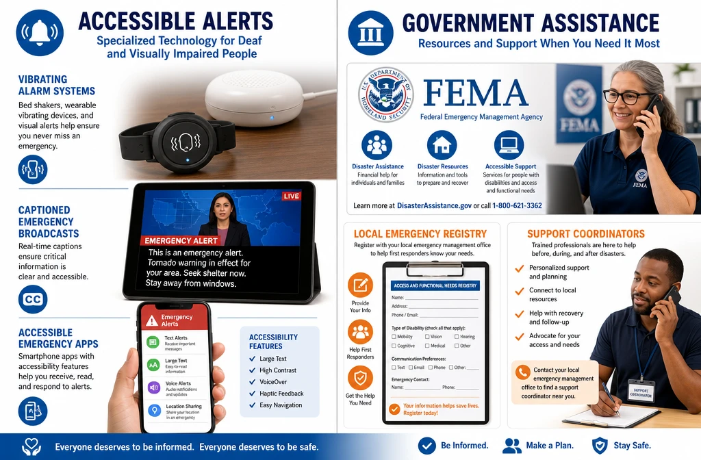 Specialized Emergency Alert Systems and Technology for People with Disabilities