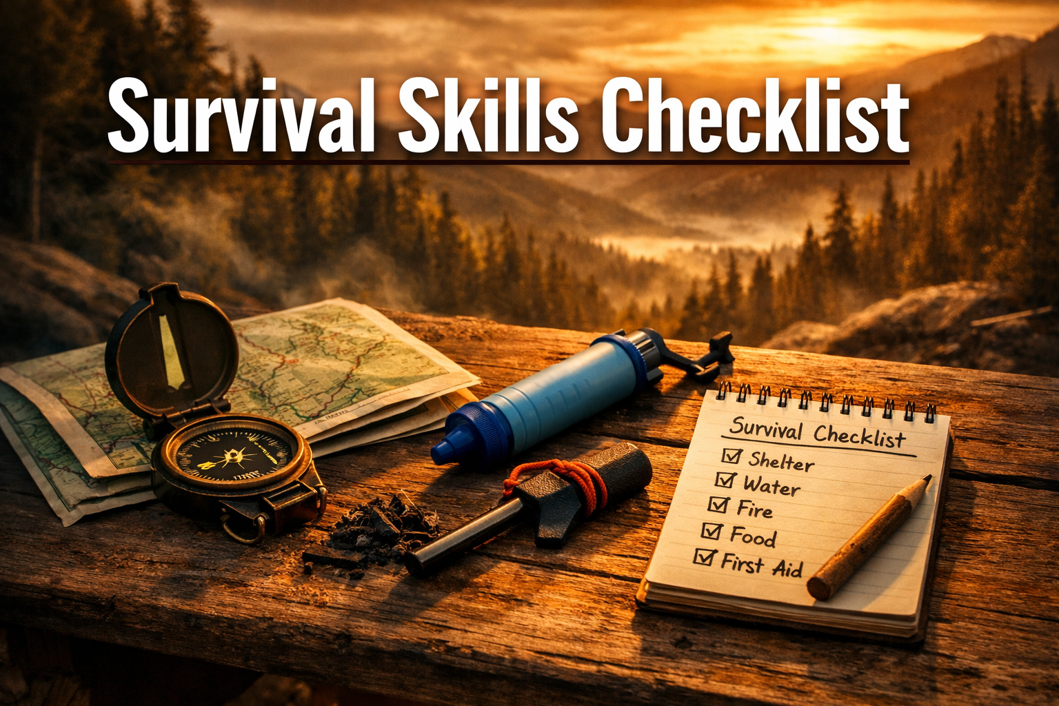 Survival-Skills-Checklist