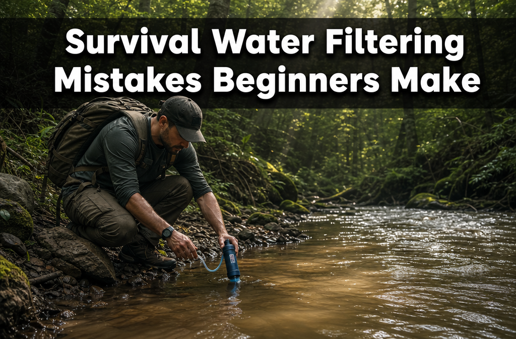 Survival Water Filtering Mistakes Beginners Make (And How to Fix Them Before They Cost You)