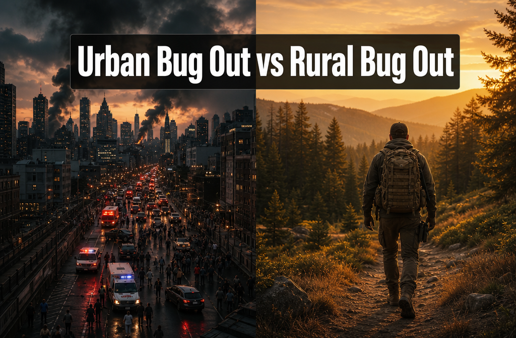Urban Bug Out vs Rural Bug Out Differences: The Complete Comparison Guide