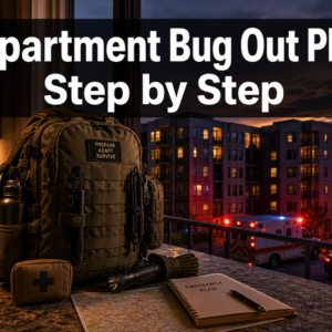 apartment bug out plan step by step