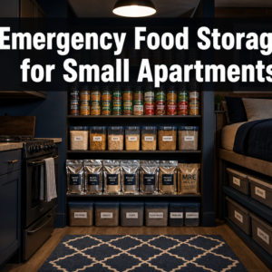 emergency food storage for small apartments