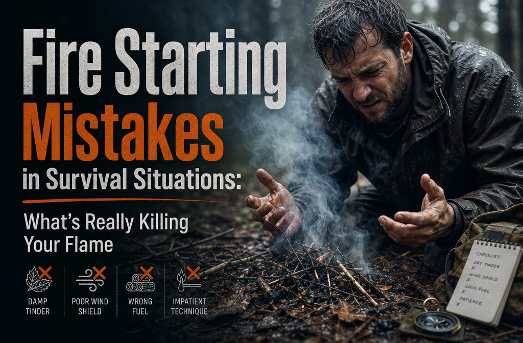Top Fire Starting Mistakes in Survival Situations & How to Fix Them