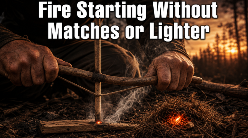 fire starting without matches or lighter