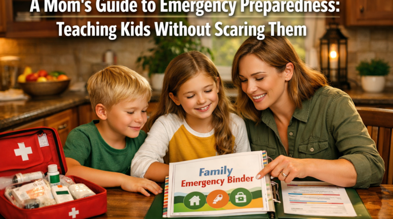 A Mom's Guide to Emergency Preparedness: Teaching Kids Without Scaring Them