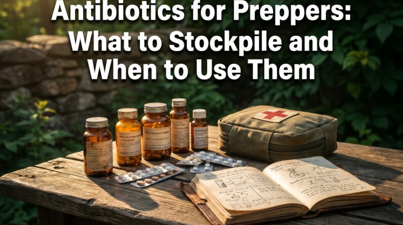 Antibiotics for Preppers: What to Stockpile and When to Use Them