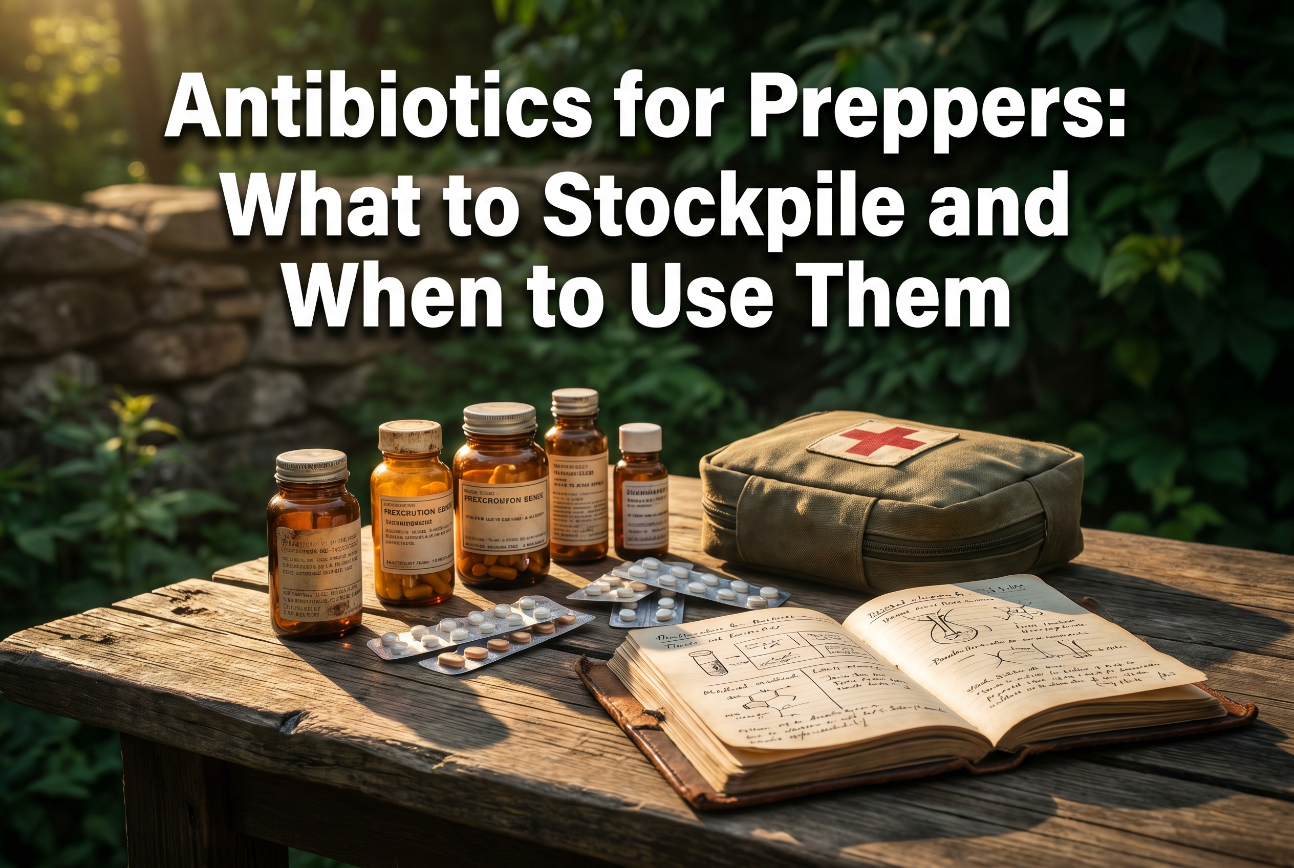 Antibiotics for Preppers: What to Stockpile and When to Use Them