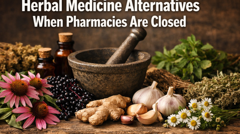Herbal Medicine Alternatives When Pharmacies Are Closed