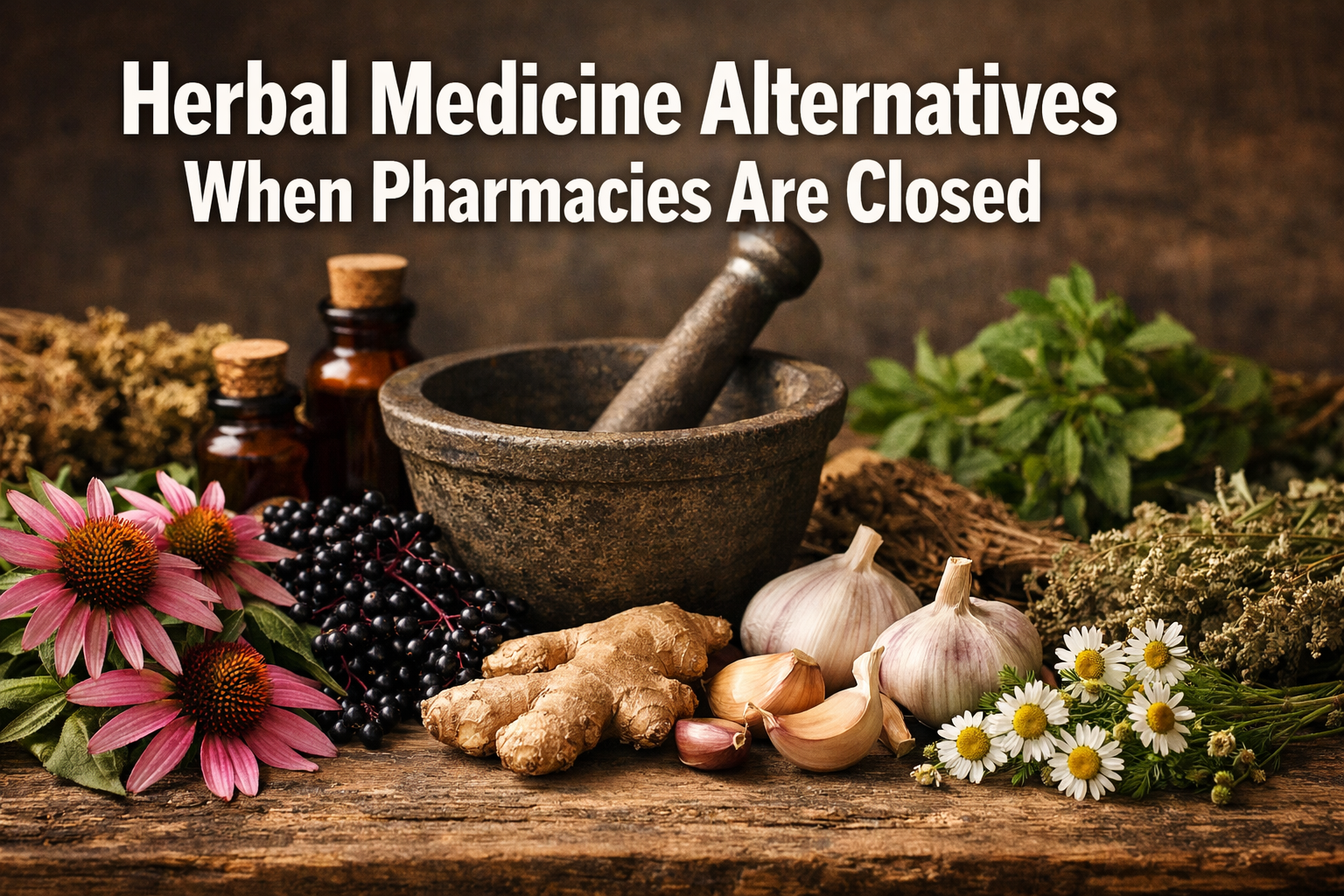 Emergency Herbal Medicine When Pharmacies Are Unavailable: A Prepper’s Guide