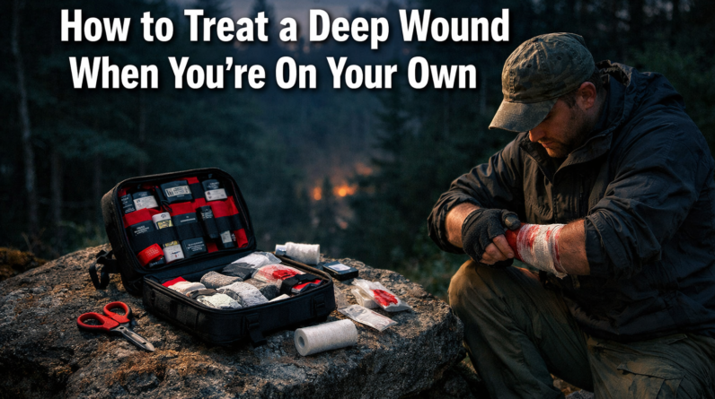 How to Treat a Deep Wound When Emergency Services Can't Reach You