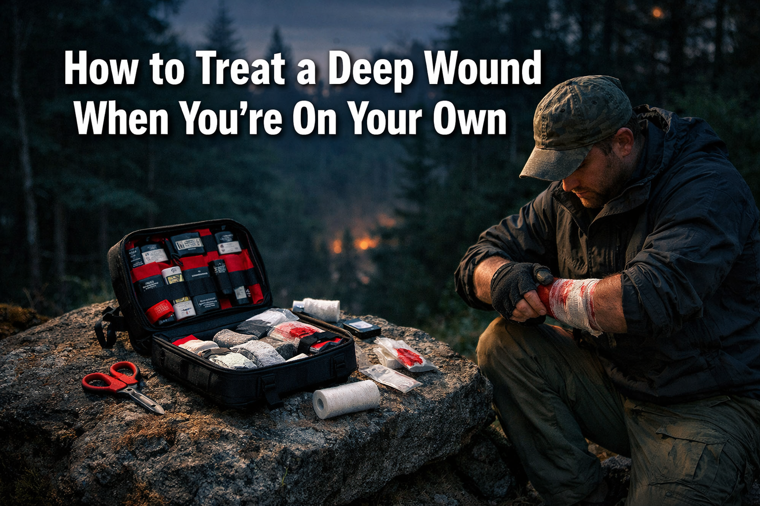 How to Treat Deep Wound When Help Can’t Reach You