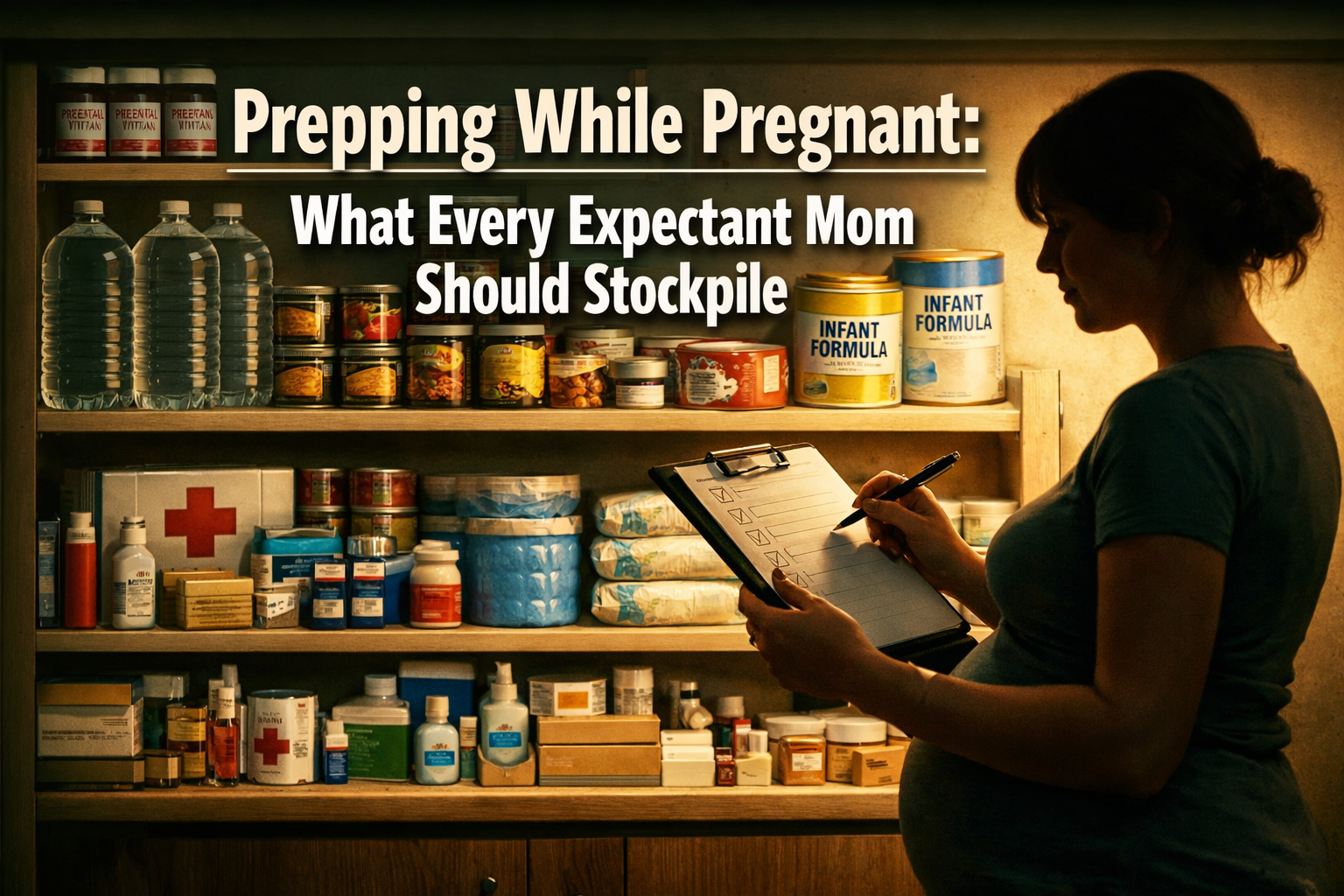 Prepping While Pregnant: What Every Expectant Mom Should Stockpile