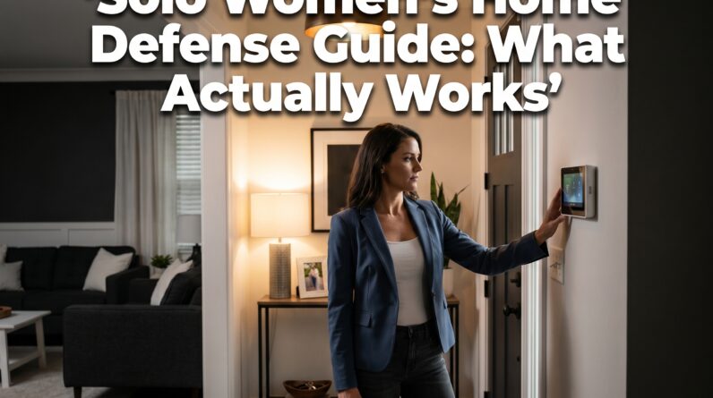 Solo Women's Home Defense Guide: What Actually Works
