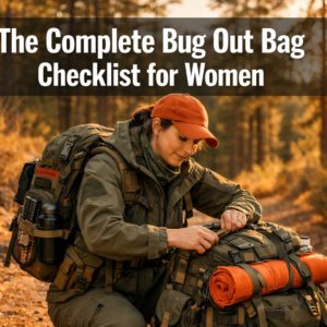 The Complete Bug Out Bag Checklist for Women (With Female-Specific Items)