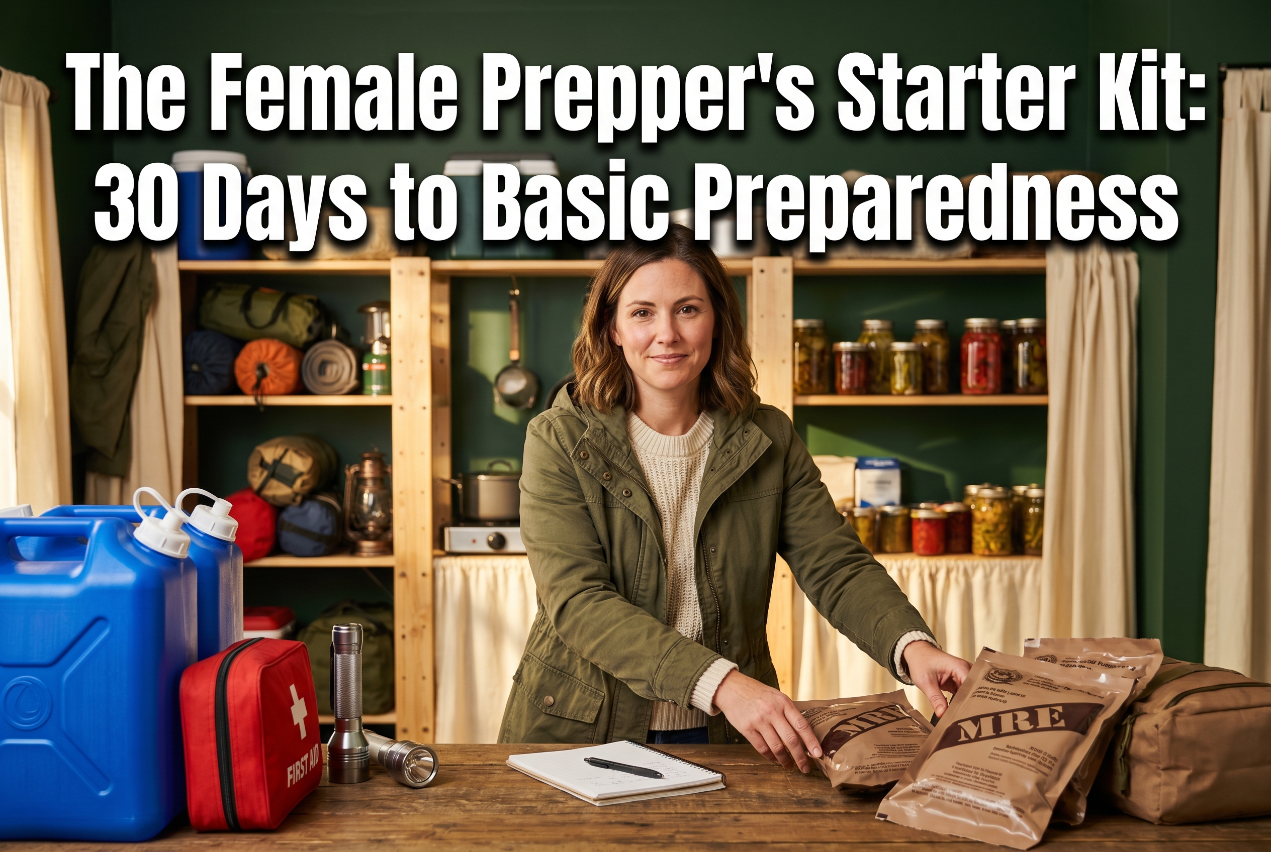 The Female Prepper’s Starter Kit: 30 Days to Basic Preparedness