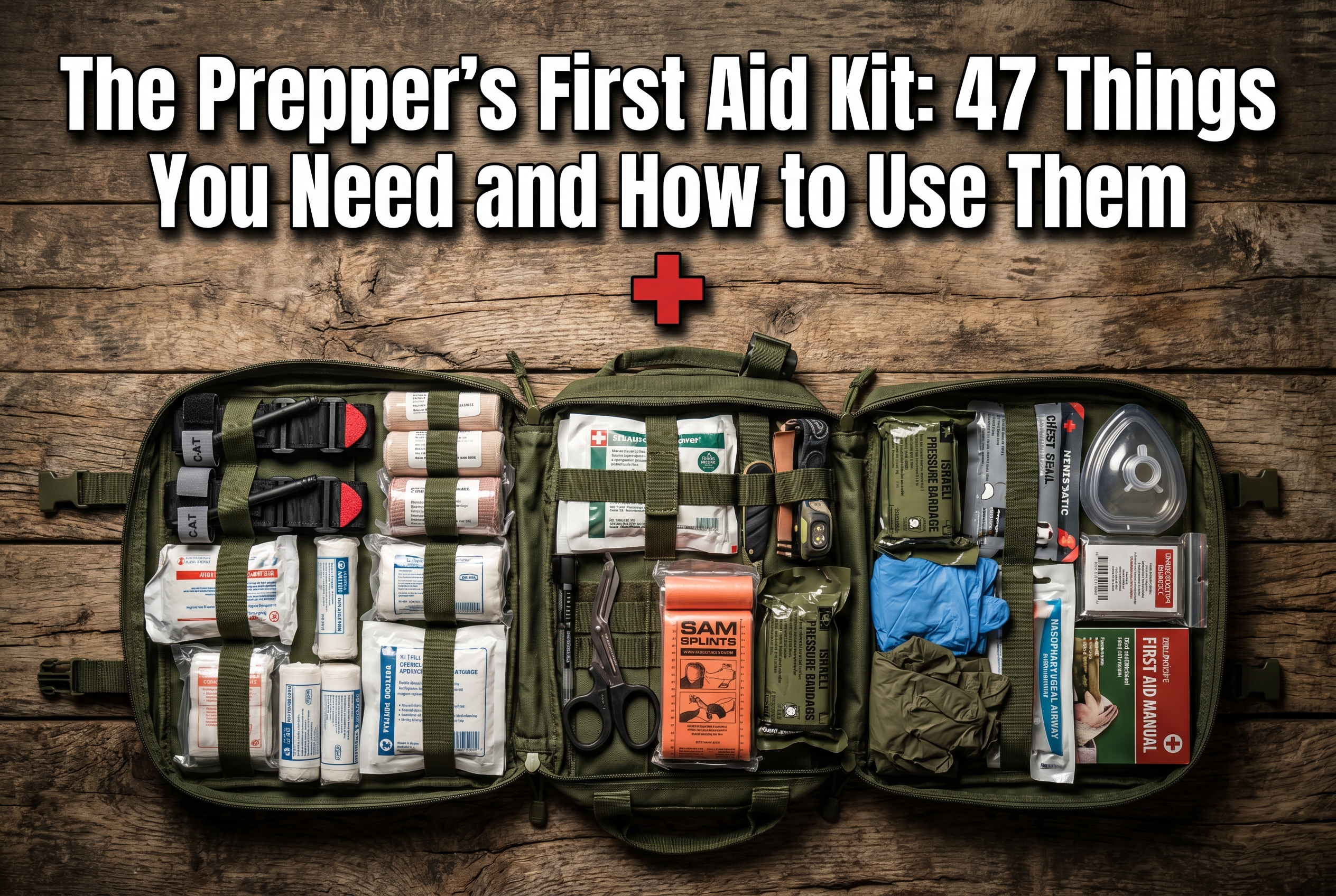 47 Things Every Prepper First Aid Kit Needs & How to Use Them