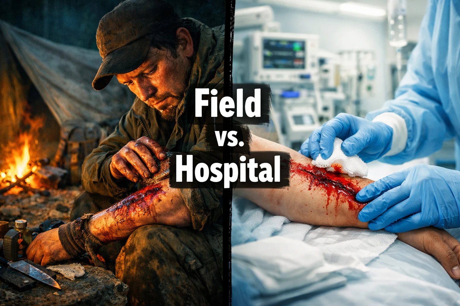 What's the Difference Between Treating a Deep Wound in the Wilderness vs. at Home
