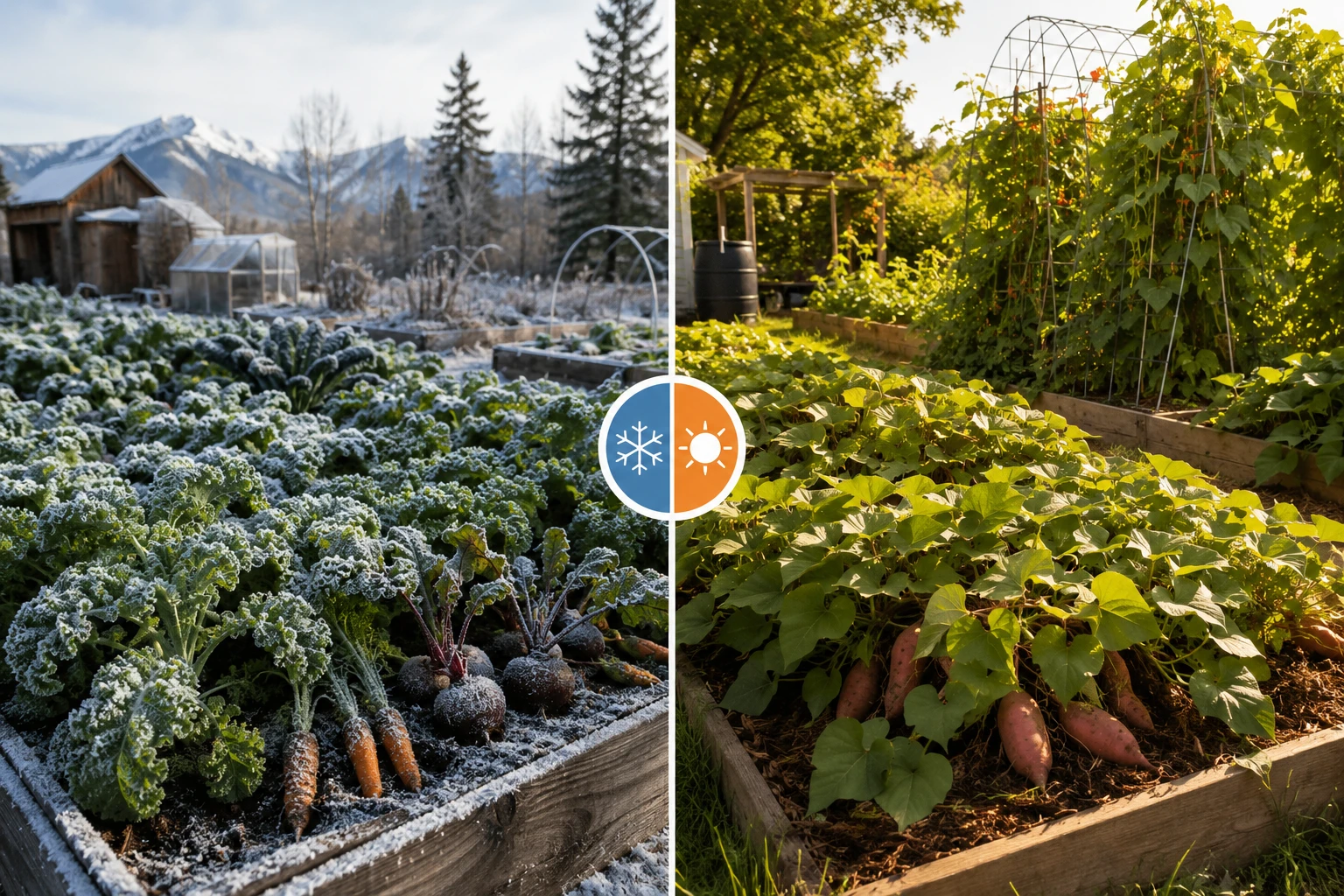 Best Survival Crops for Cold Climates vs. Warm Climates