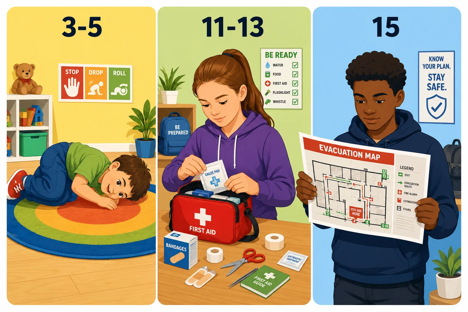 Games and Activities to Teach Emergency Preparedness to Kids
