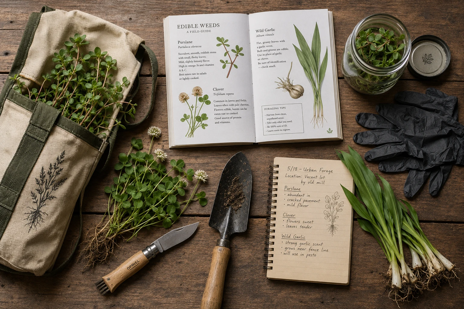 How to Identify Edible Weeds and Herbs