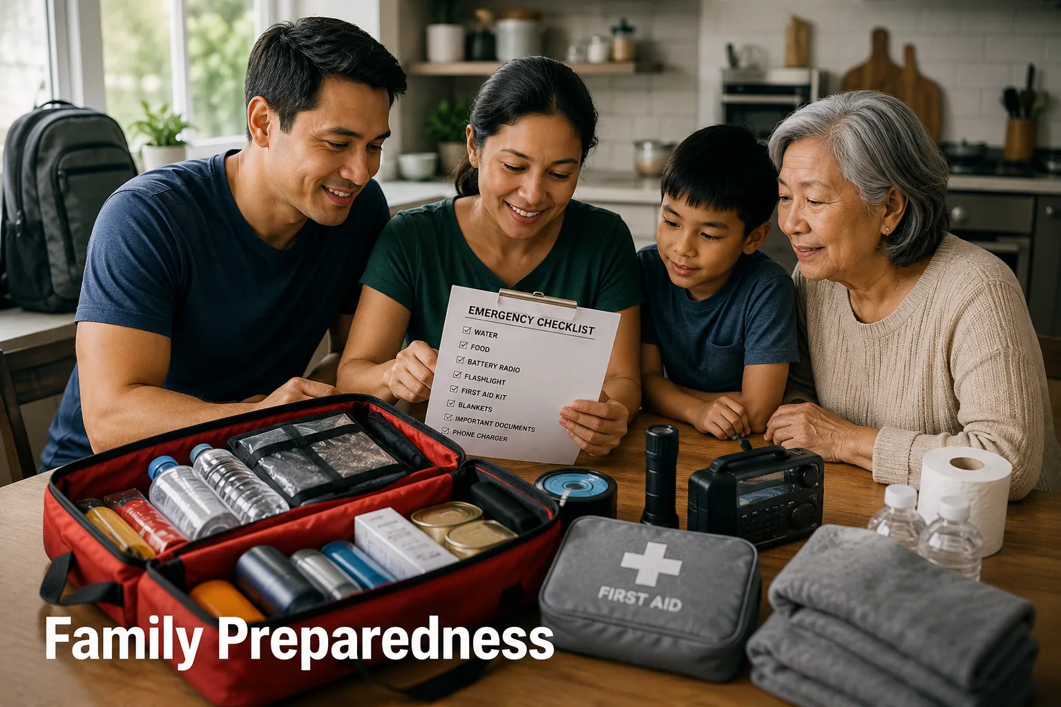 How to Teach Kids About Earthquake Preparedness Kits