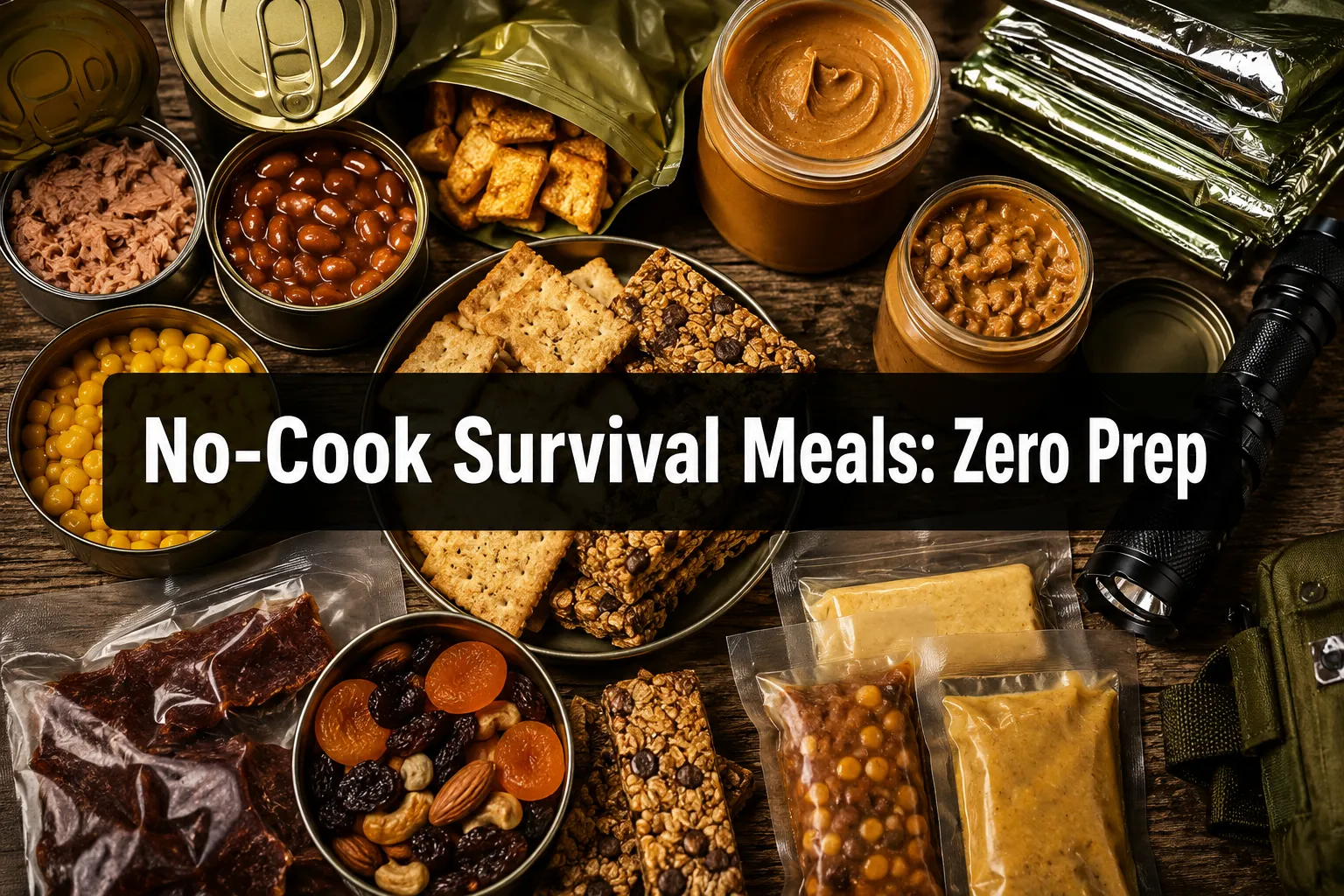 No-Cook Survival Meals That Require Zero Preparation
