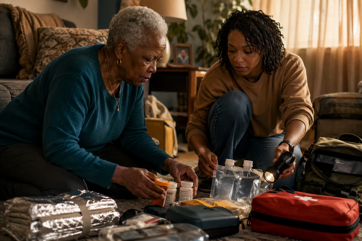 Should Seniors Prep Differently If They Live Alone vs. With Family