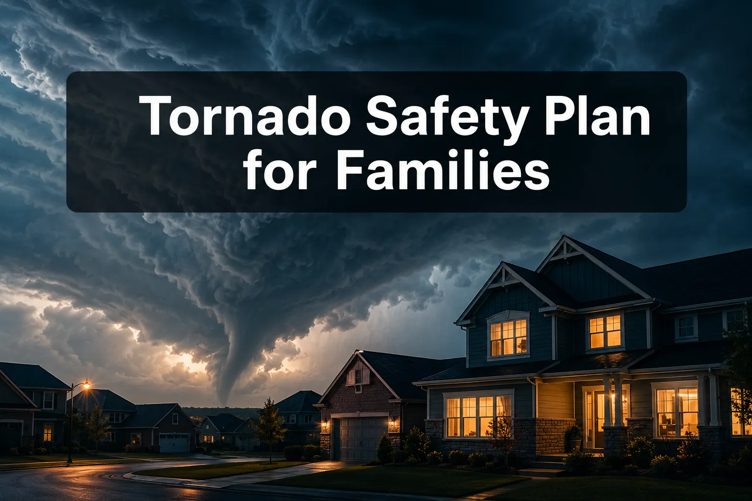 Tornado Safety Plan for Families (With Drill Guide)