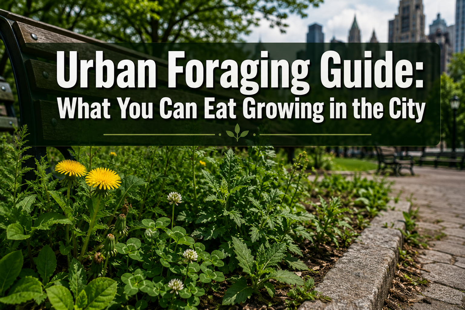 Urban Foraging Guide: What You Can Eat Growing in the City