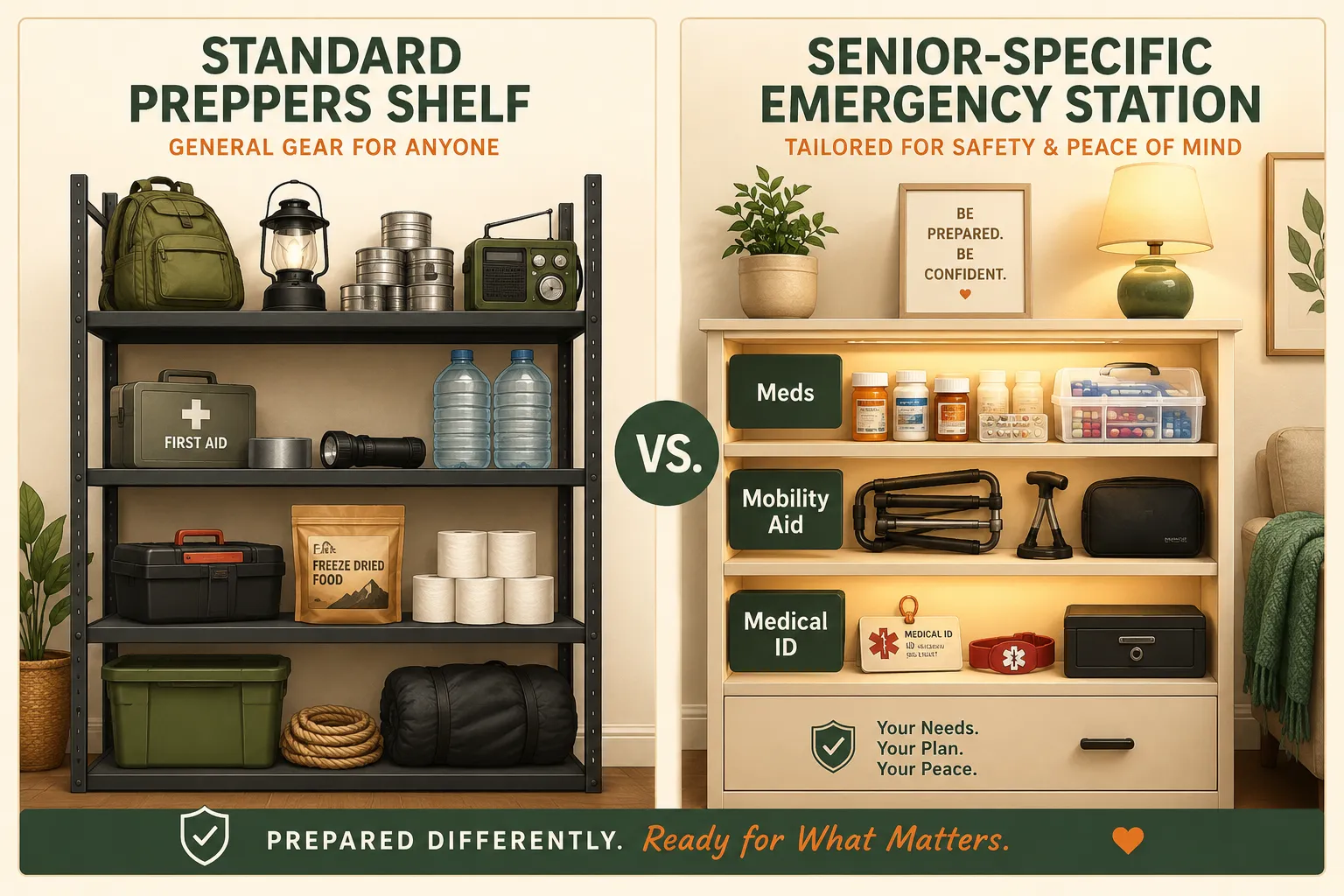 What Should Go in a Senior Emergency Kit