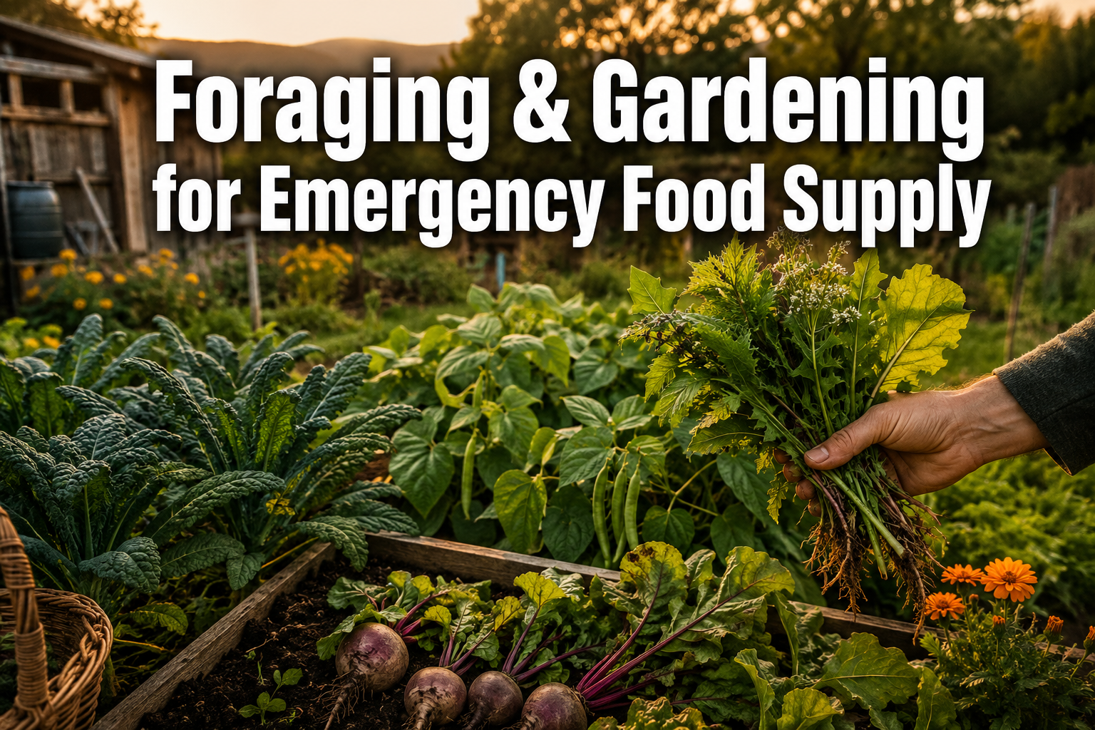 Foraging & Gardening for Emergency Food: A Complete Survival Guide