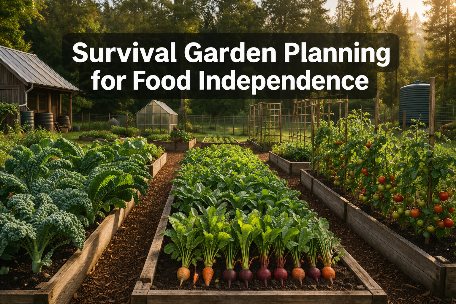 How to Plan a Survival Garden for Lasting Food Independence