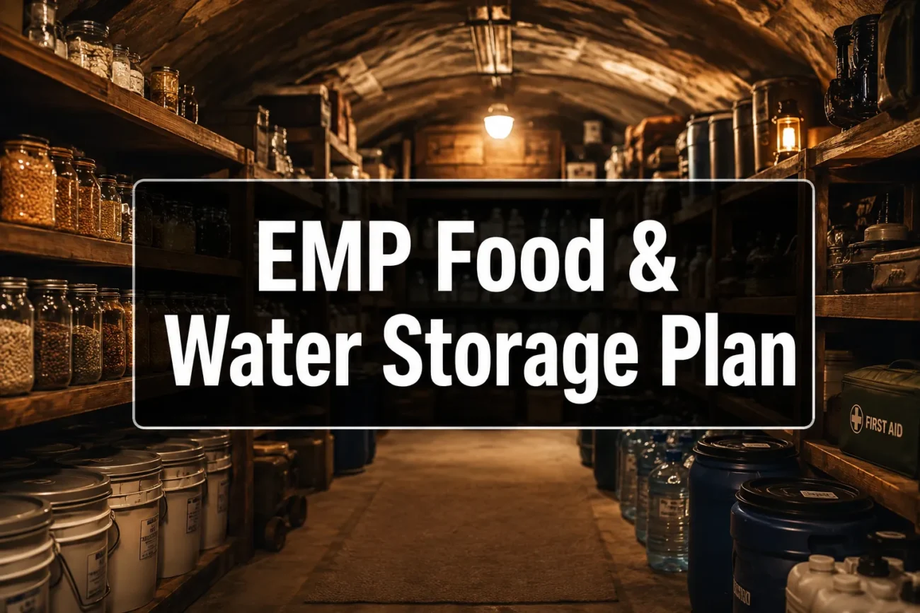 EMP Survival Food And Water Storage Plan: The Complete Prepper's Guide
