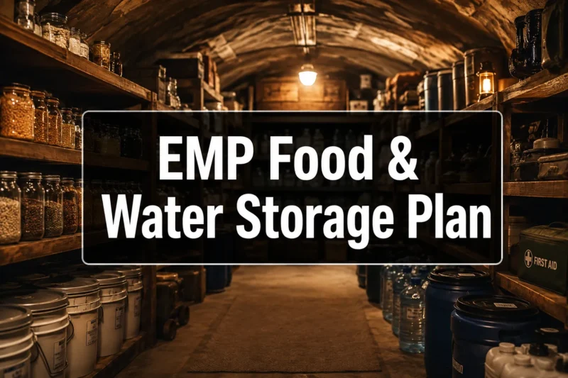EMP Survival Food And Water Storage Plan: The Complete Prepper’s Guide