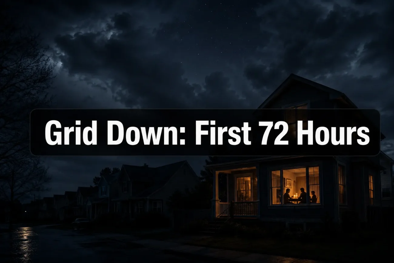 Grid Down Scenario: What To Expect in the First 72 Hours
