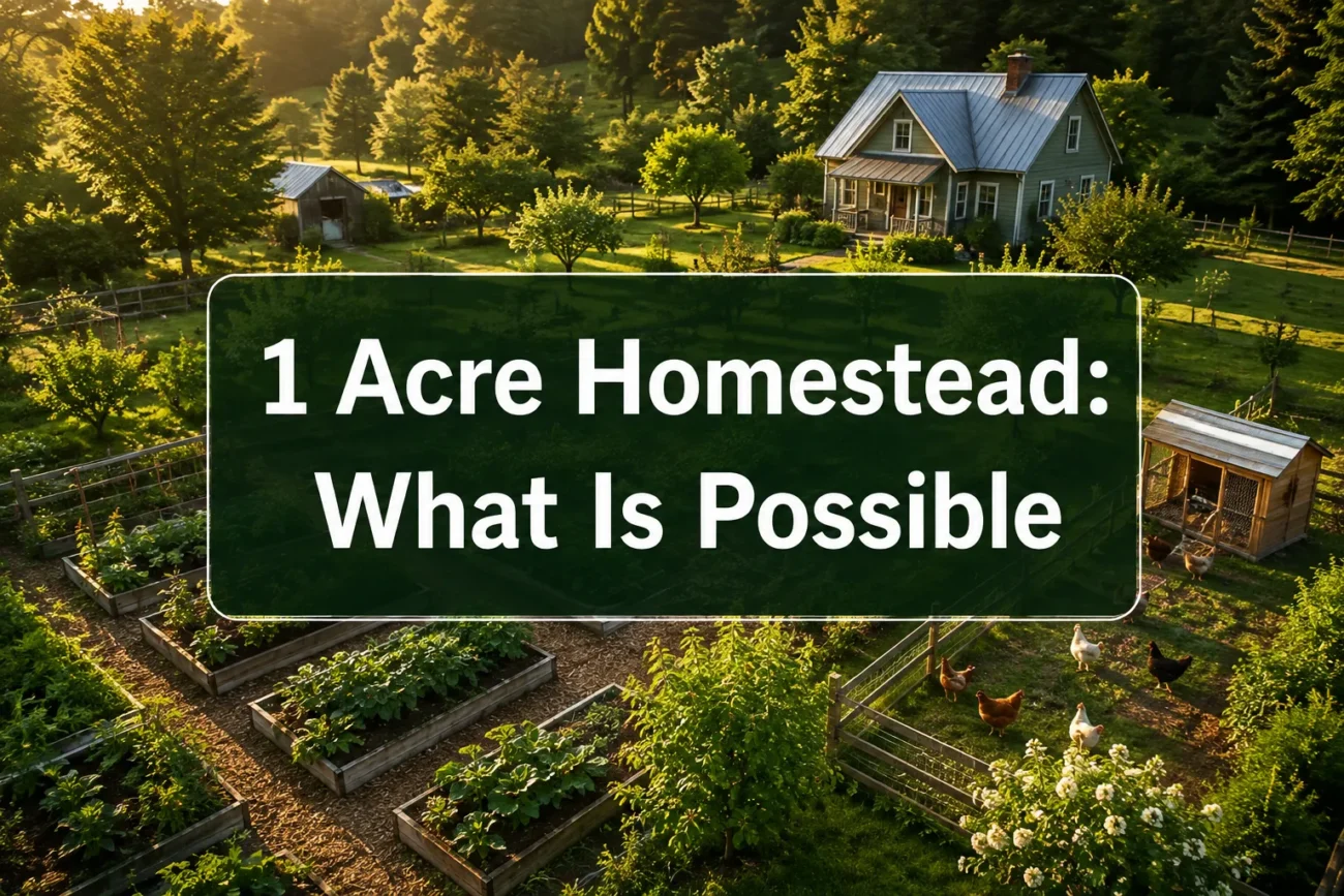 Homesteading On 1 Acre What Is Possible